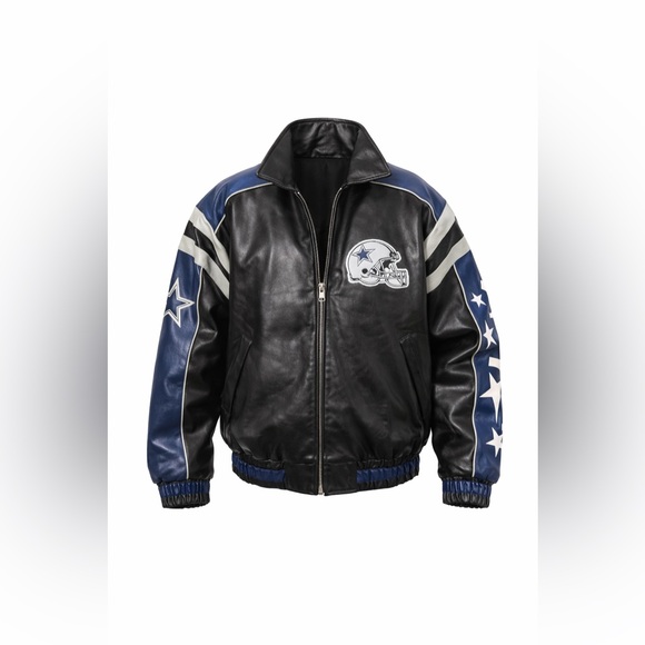 NFL Other - Vintage Dallas Cowboys Jacket Men’s NFL Football Varsity Blue Black-Large